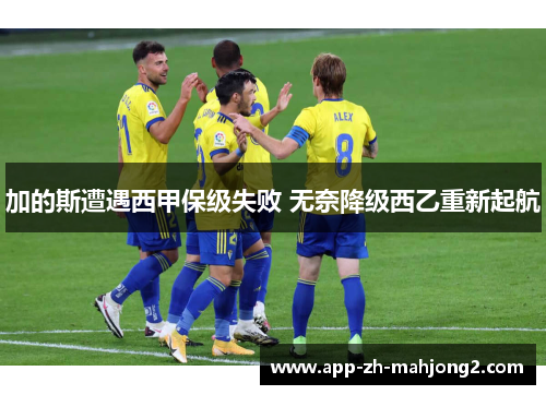 加的斯遭遇西甲保级失败 无奈降级西乙重新起航 加的斯遭遇西甲保级失败 无奈降级西乙重新起航